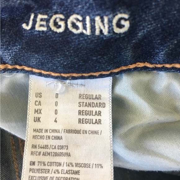 AEO Jeggings 360 Super Stretch Sz 0 - Picture 4 of 6